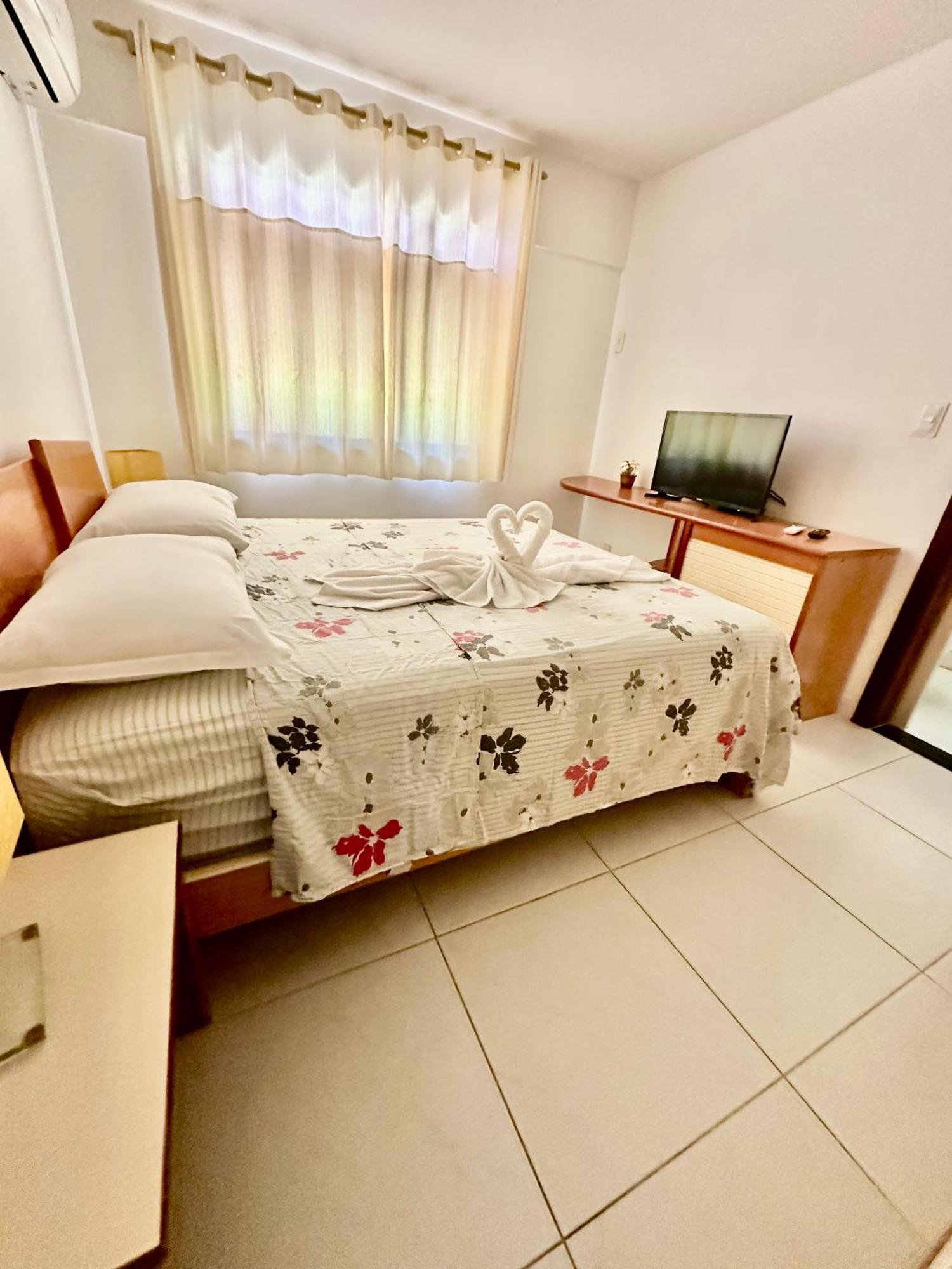 Flat Guarajuba 4 Quartos Terreo A Beira Mar - Pe Na Areia - Governanca Com Arrumadeira E Wi Fi Inclusos Camassari Zewnętrze zdjęcie